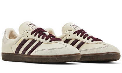 Adidas Samba OG 'Wonder White Maroon'