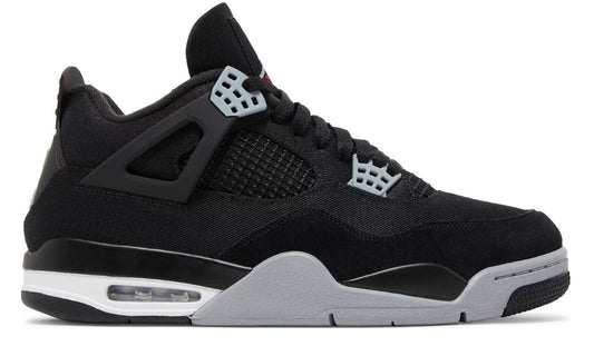 Nike Air Jordan 4 Retro 'Black Canvas'