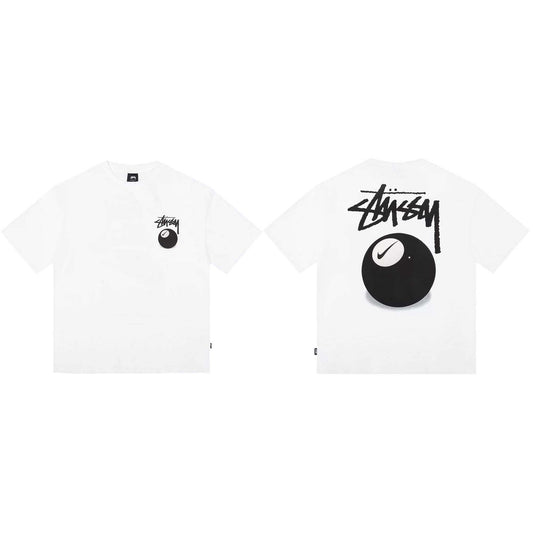 NIKE X STUSSY 8 BALL T-SHIRT WHITE