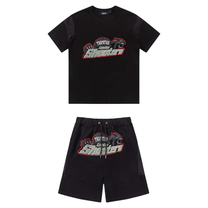 Trapstar Shooters Short Set Black/Red