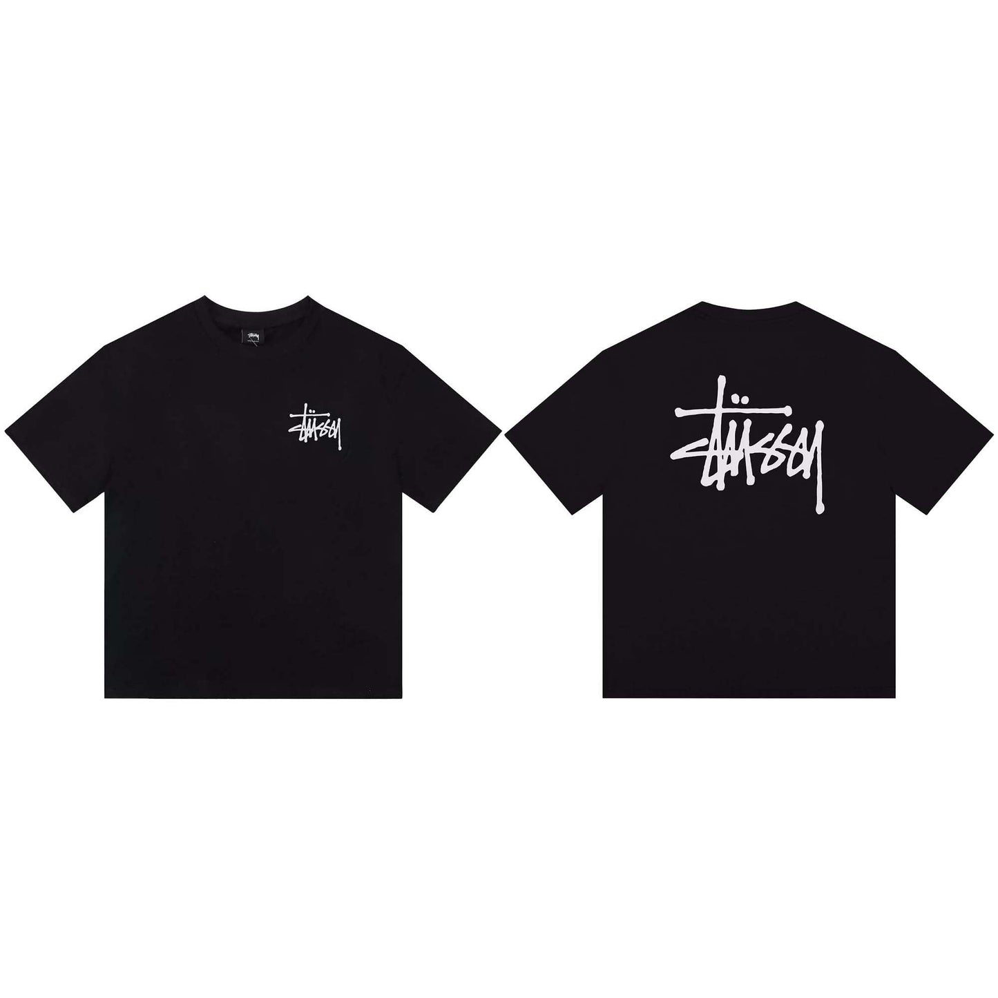 BASIC STÜSSY TEE BLACK