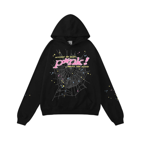 Sp5der Black P*nk Hoodie