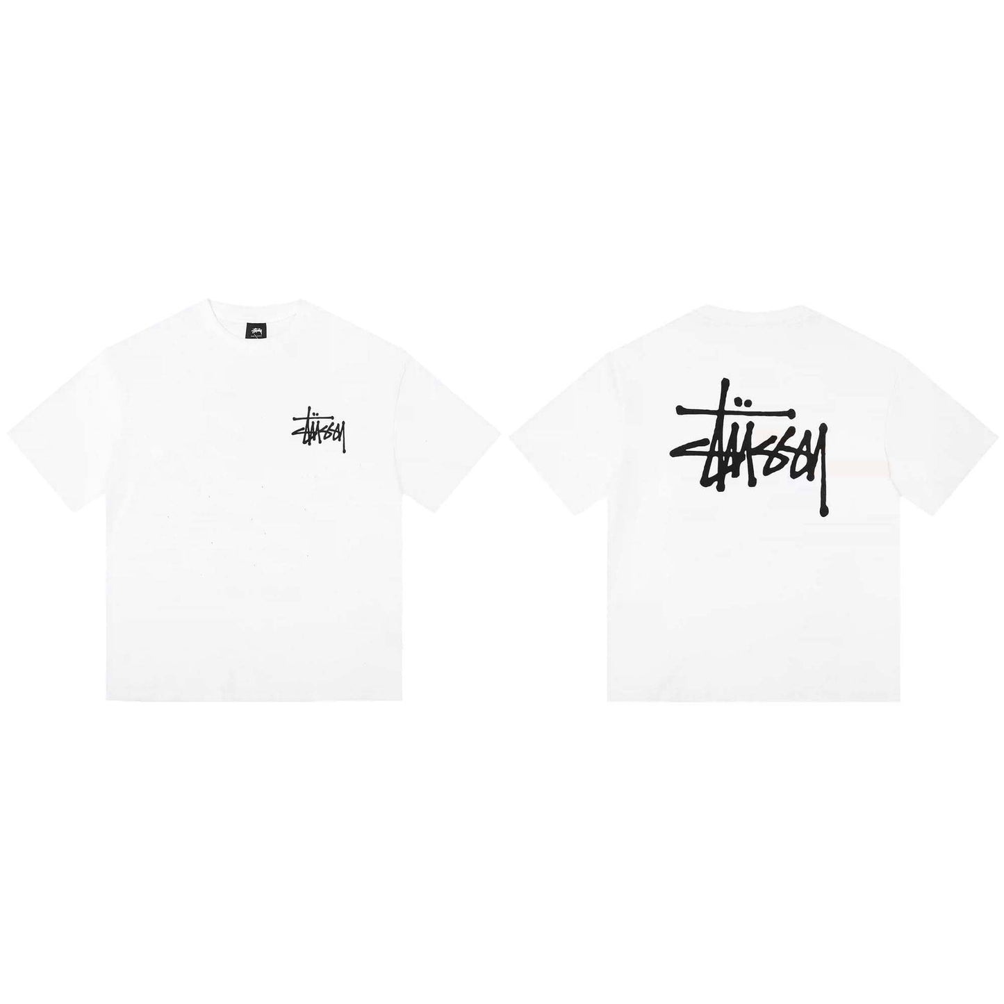 BASIC STÜSSY TEE White