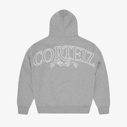 Corteiz Superior Royale Zip Hoodie- Grey