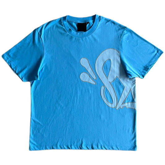 Synaworld ‘Syna Logo’ T-Shirt- Blue and Gray