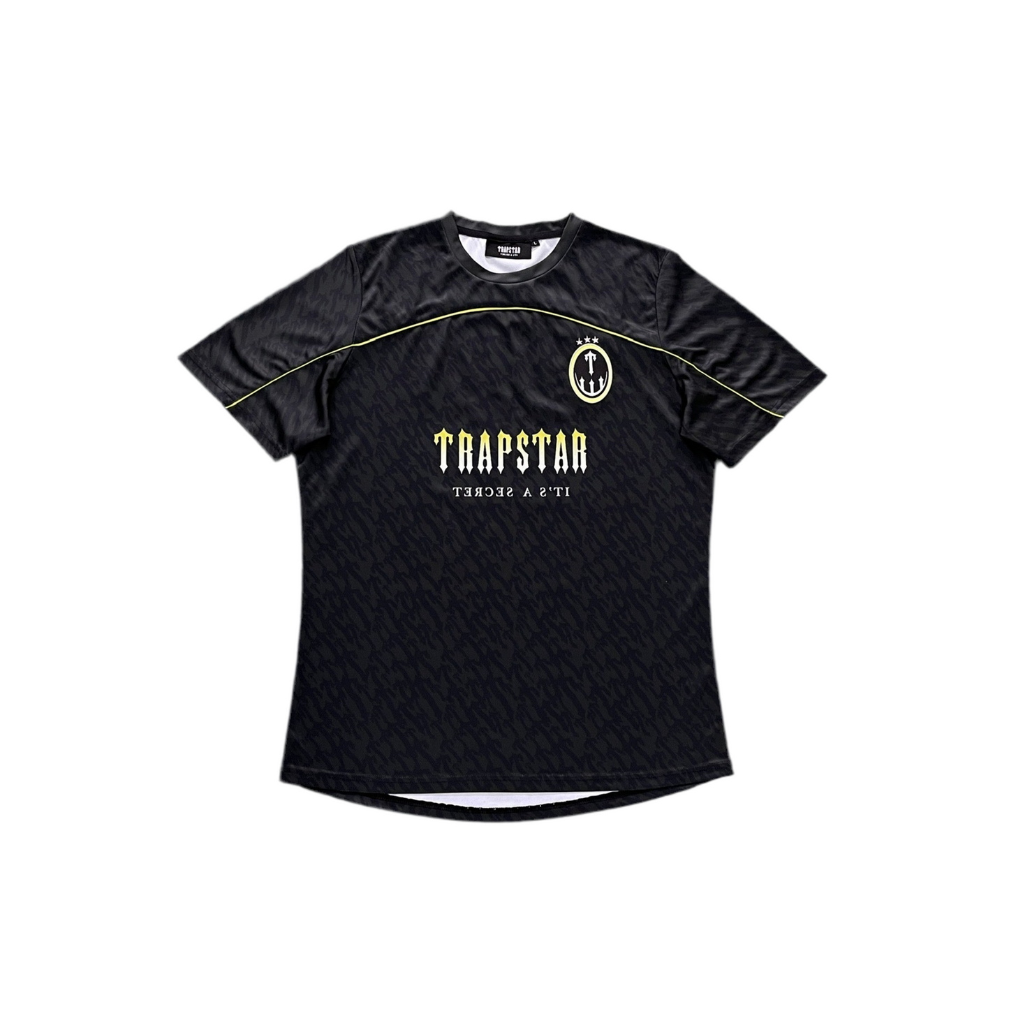 Trapstar T Football Jersey- Black/Lime