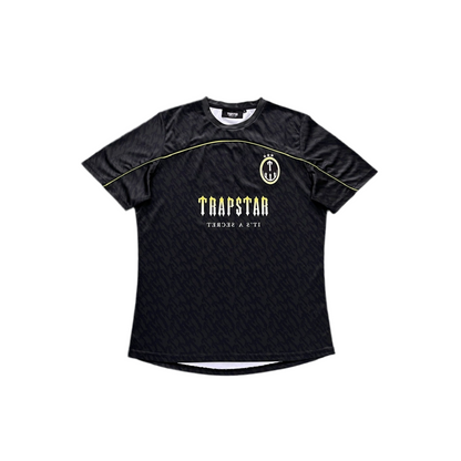 Trapstar T Football Jersey- Black/Lime