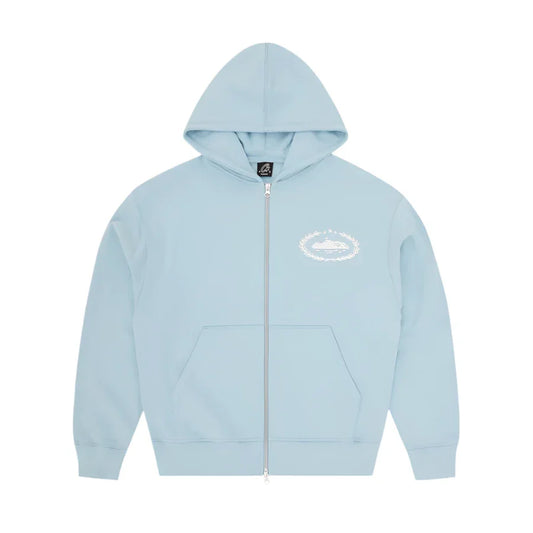 Corteiz Superior Royale Zip Hoodie- Baby Blue