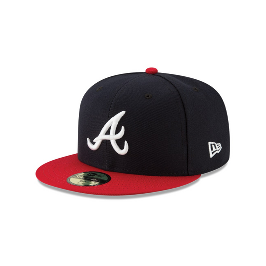 Atlanta Braves Fitted Cap 'Red/Navy'