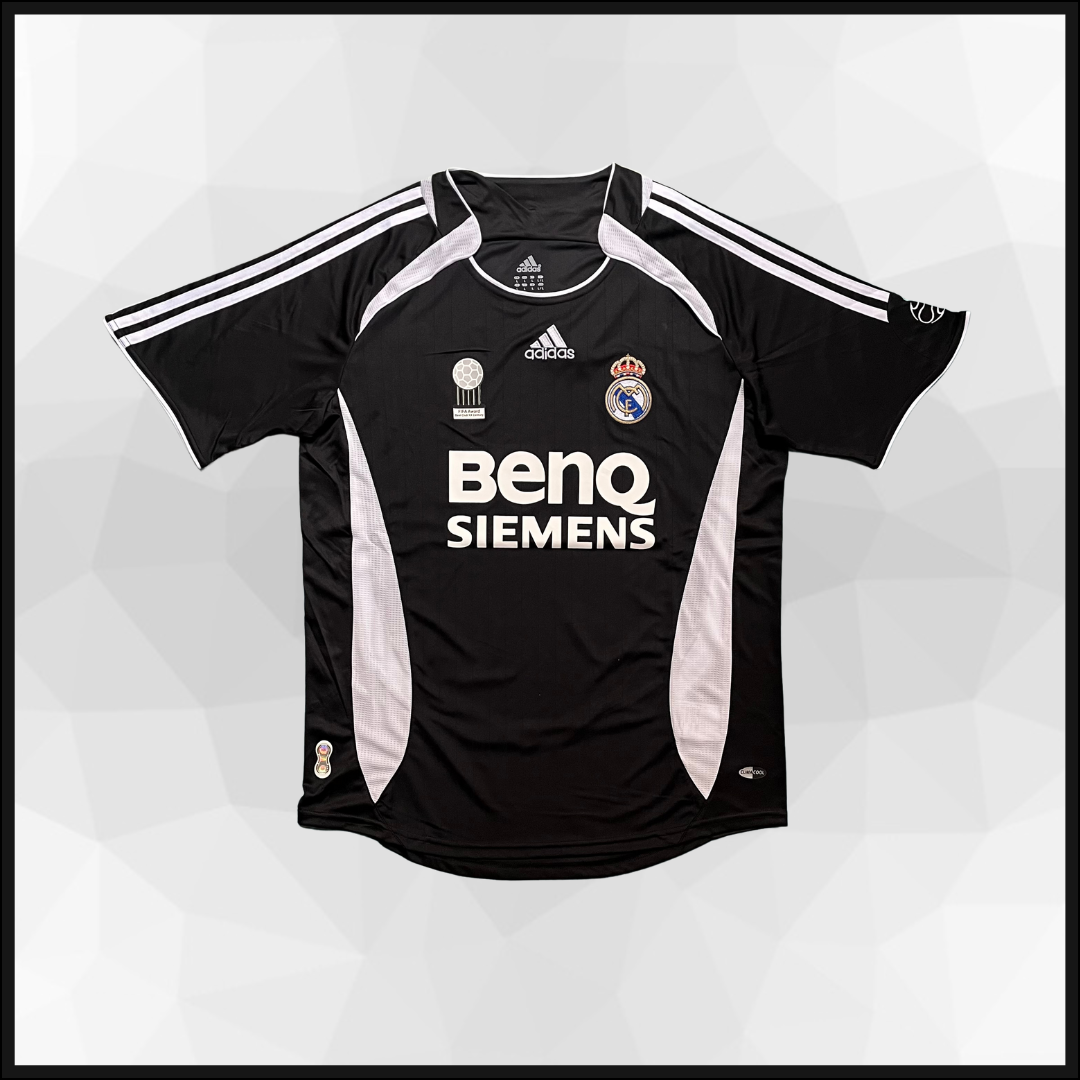 Real Madrid 2006-07 Black Away Jersey