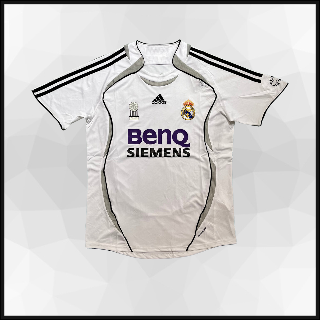 Real Madrid 2006/07 White Away Jersey