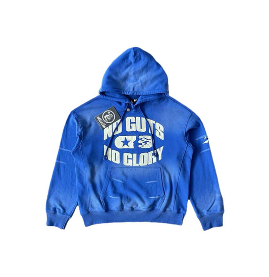 Hellstar "No Guts, No Glory" Hoodie - Blue