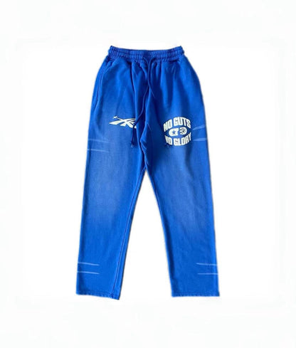 Hellstar "No Guts, No Glory" Sweatpants - Blue