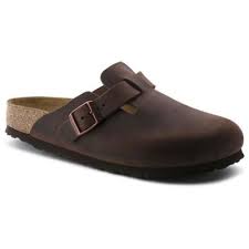 Birkenstock Boston Clogs Suede "Brown"